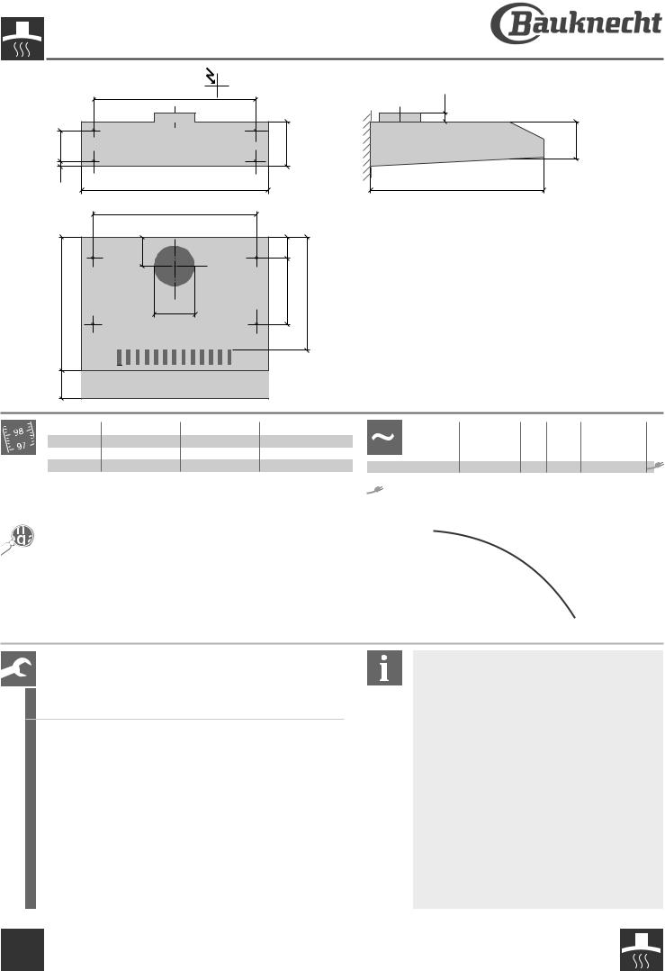 BAUKNECHT DC 5455 WS/1 Installation Instructions