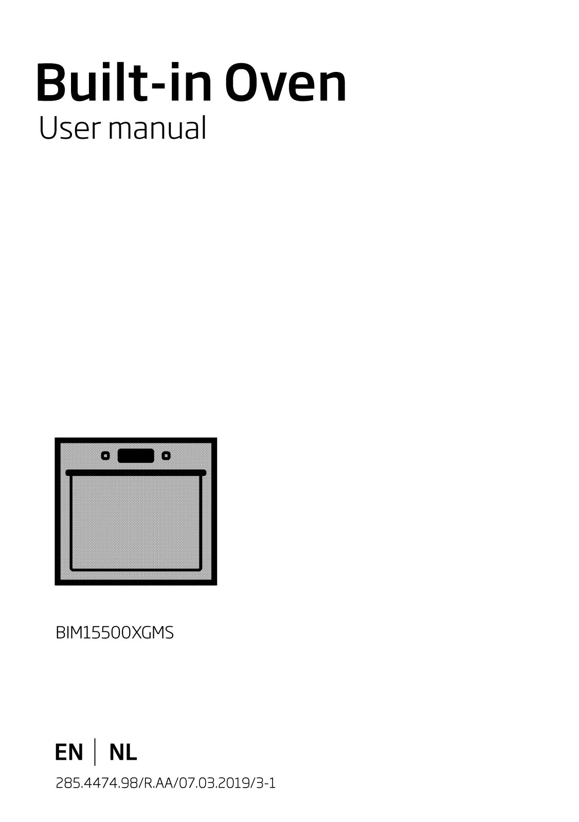 Beko BIM15500XGMS User manual