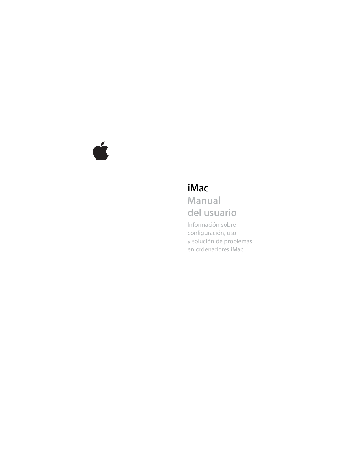 APPLE iMac 2006 User Manual