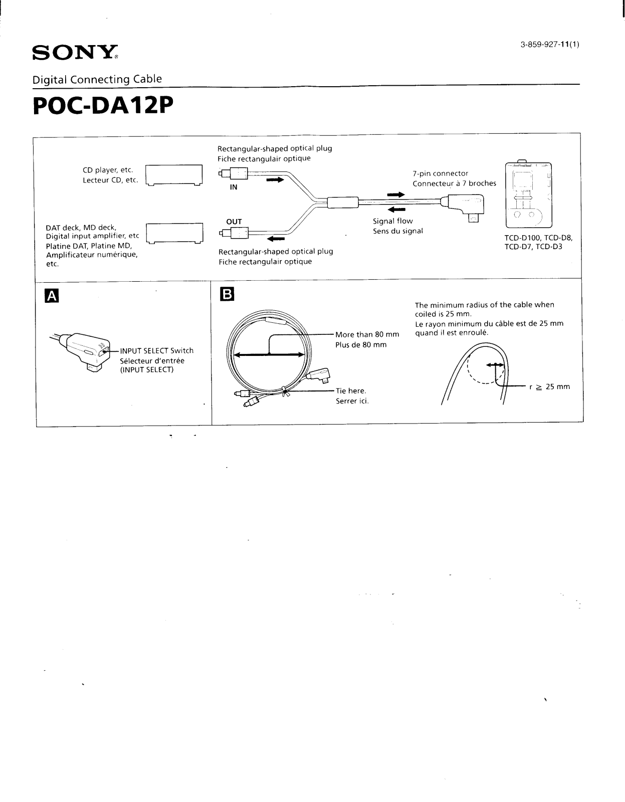 Sony POCDA12P User Manual