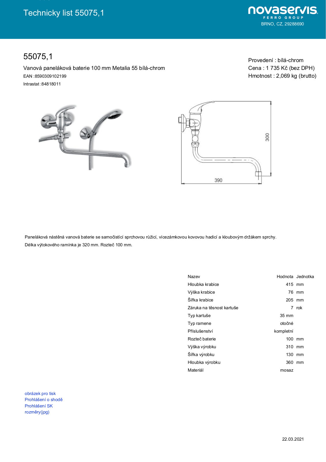 Novaservis 55075.1 User guide - ManualMachine.com