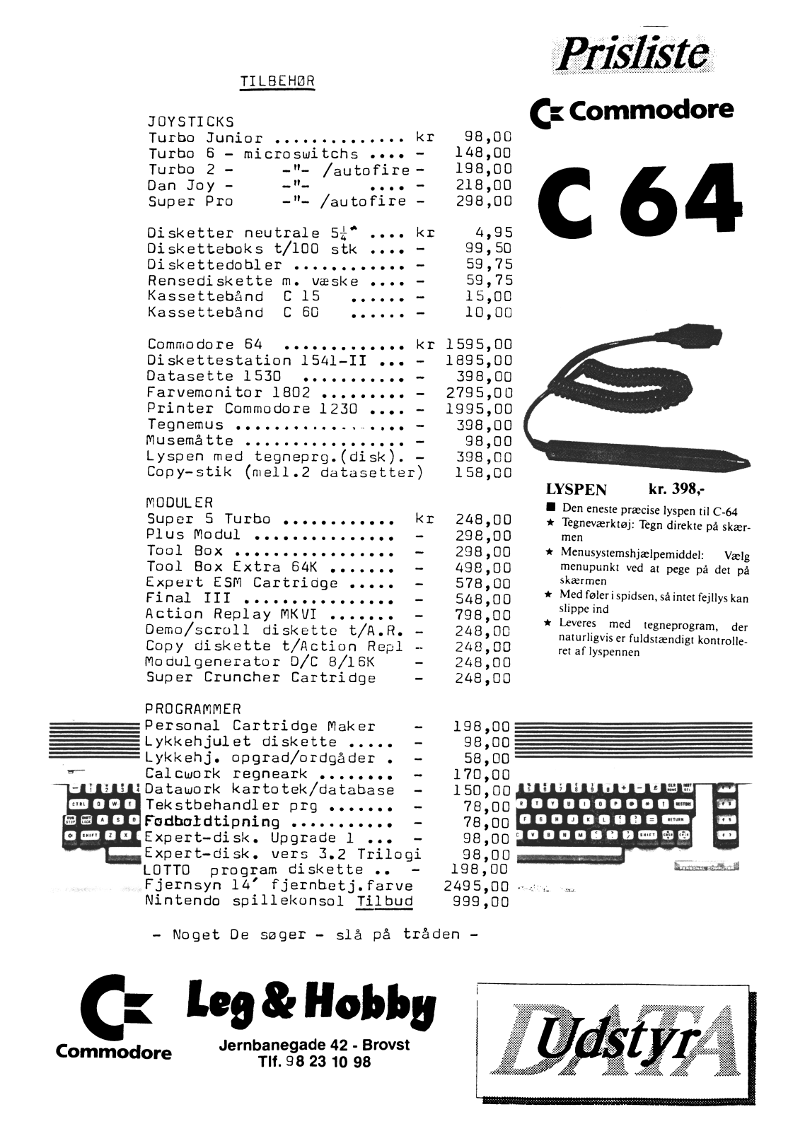 Leg & Hobby Prisliste a - ManualMachine.com