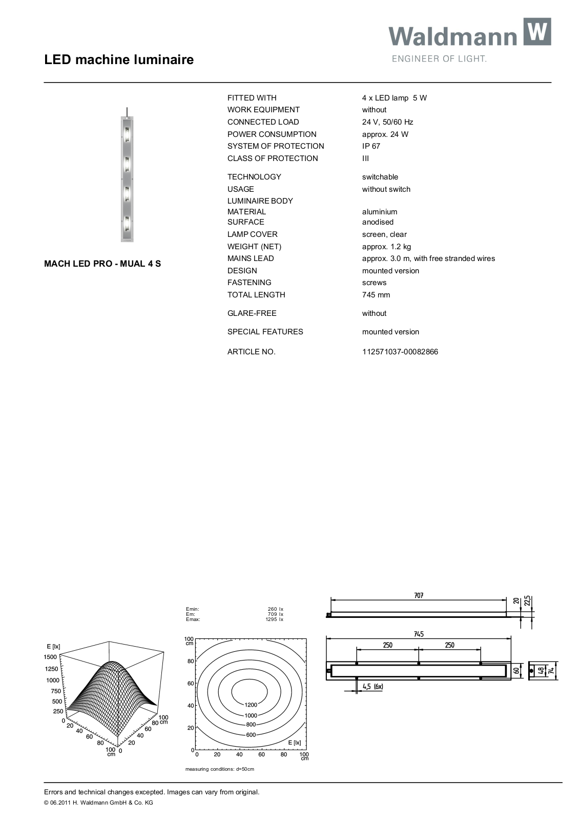 Waldmann 112571037-00082866 Information guide