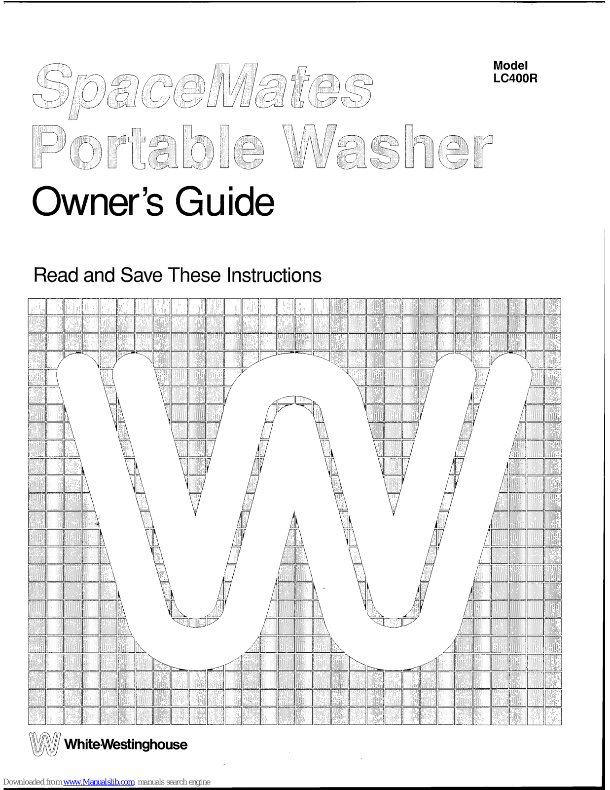 White-Westinghouse LC400R Owner's Manual