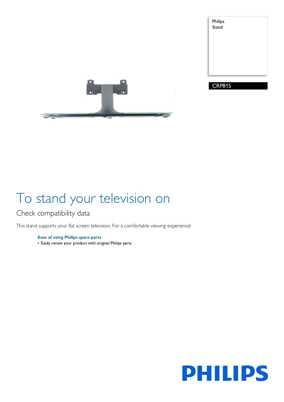 Philips CRP815/01 leaflet - ManualMachine.com