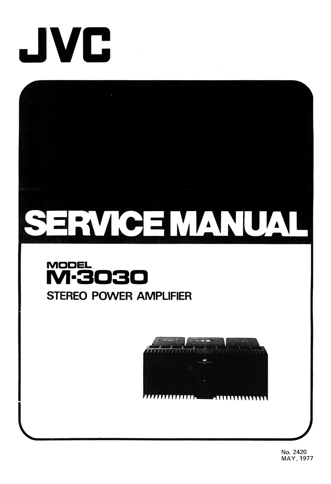 JVC M-3030 Service manual