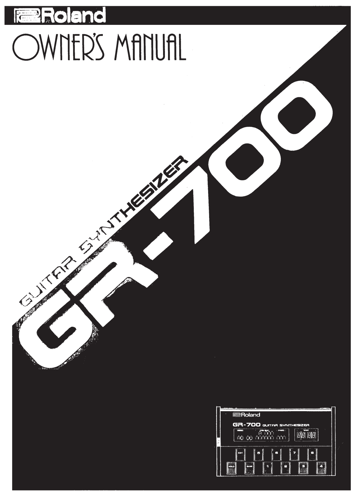 Roland GR-700 Owner’s Manual