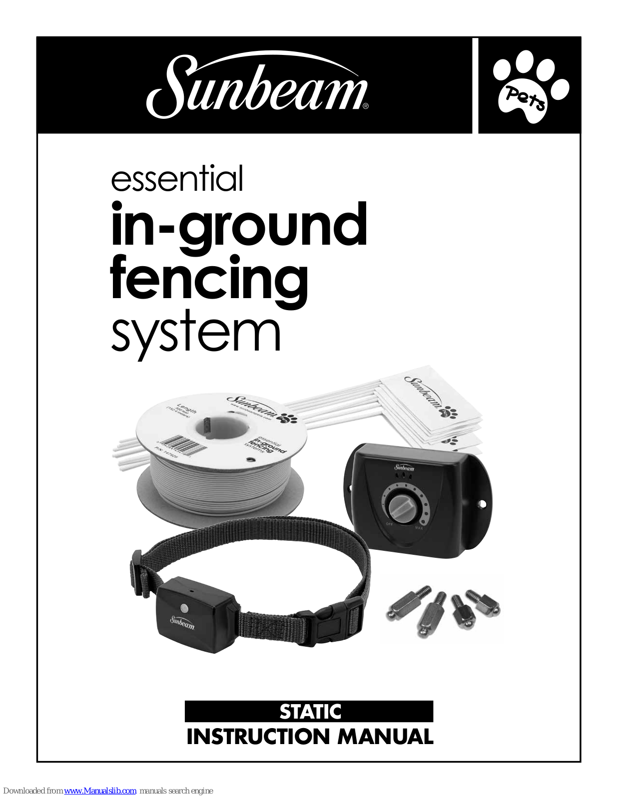 Sunbeam in-ground fencing system Instruction Manual