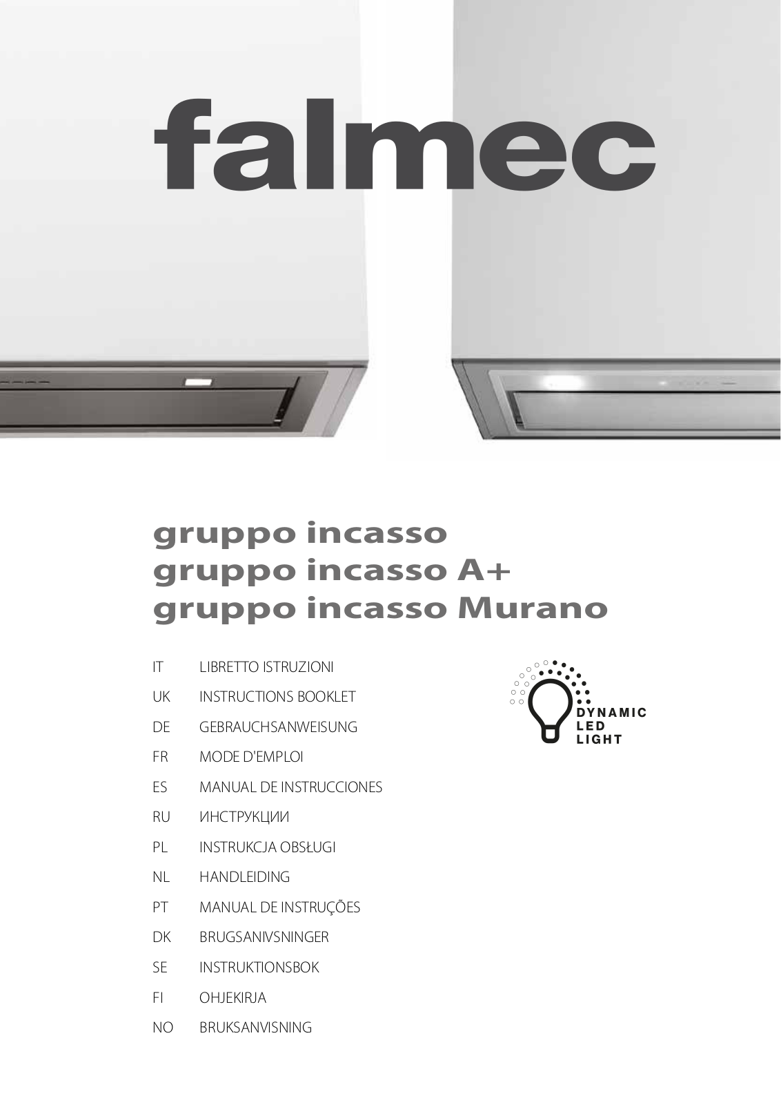 Falmec F3GI50S1, F3GI70S1 User Manual