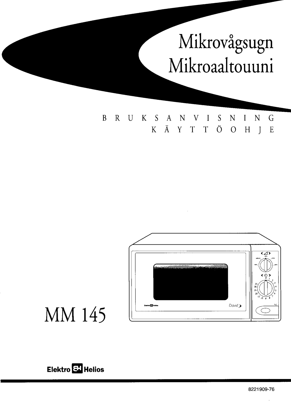 Elektro helios MM145 User Manual