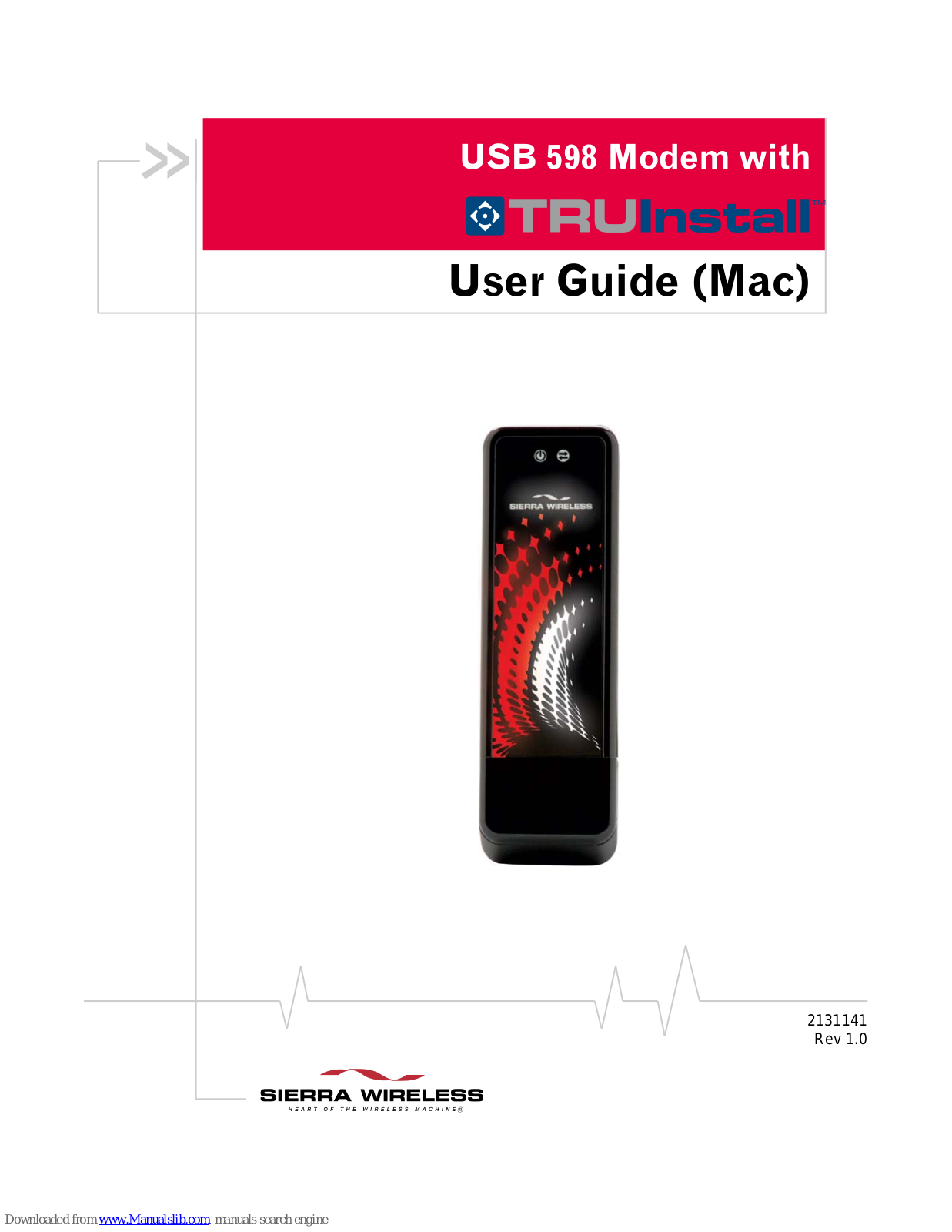 Sierra Wireless TRUINSTALL USB 598, USB 598 User Manual