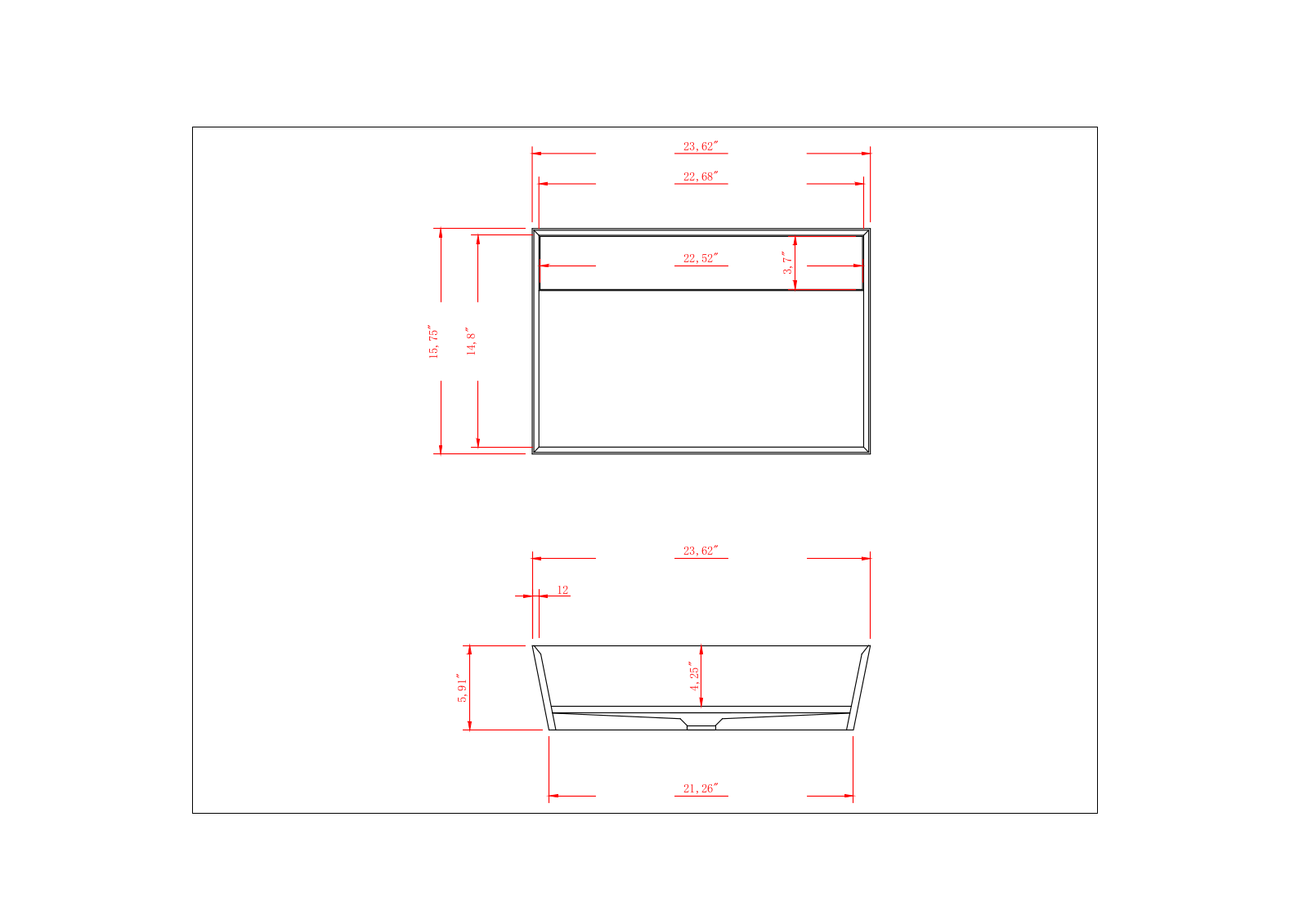 ANZZI ANZI2168 Dimensions - ManualMachine.com