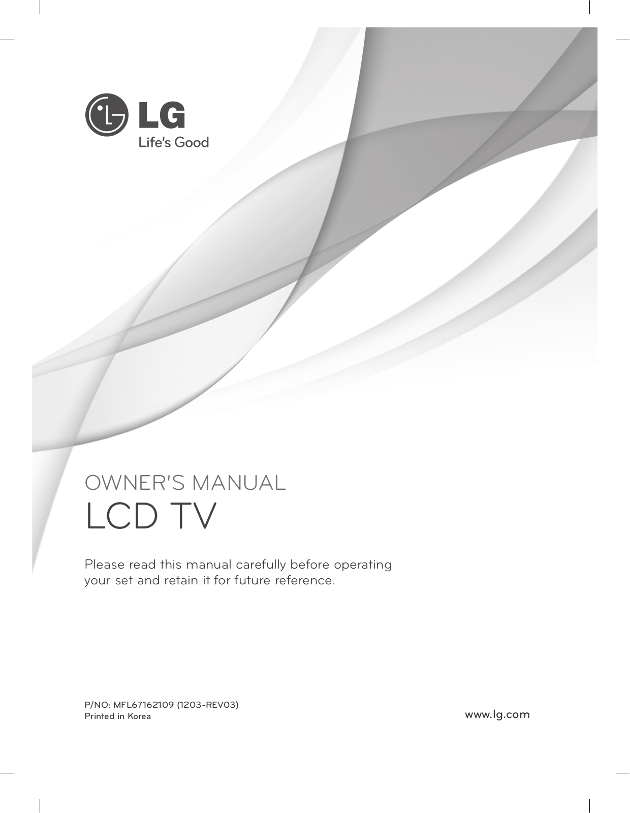 LG 32LD462B Owner’s Manual