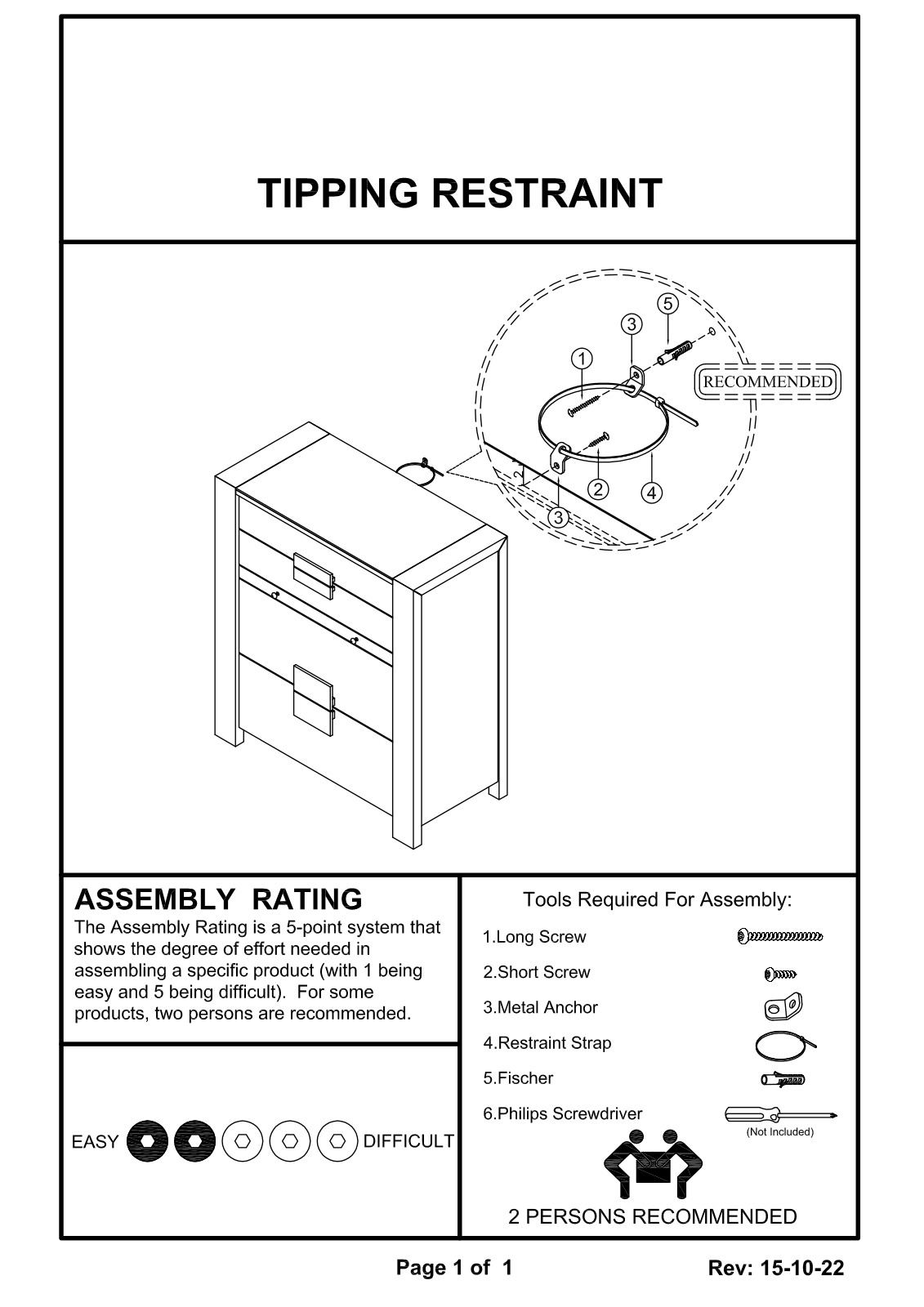 Foundstone LNPE9964 Installation & Assembly - ManualMachine.com