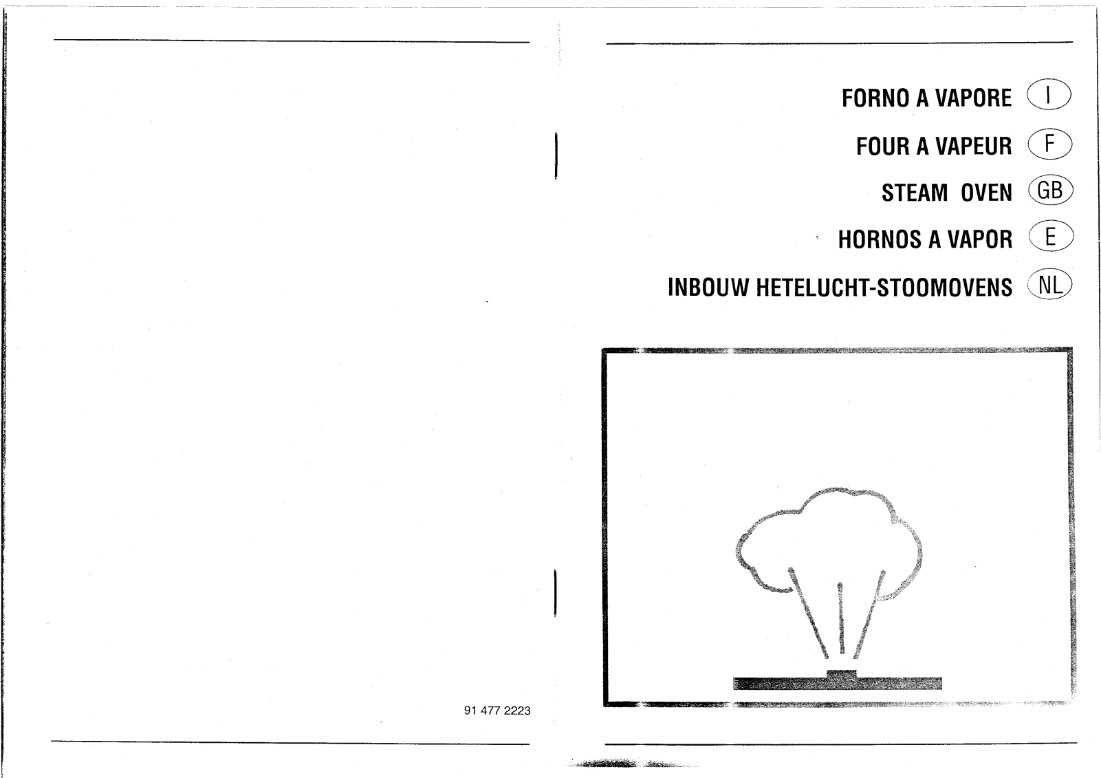 Smeg S300X, S301X-5, S300X-5 User Manual