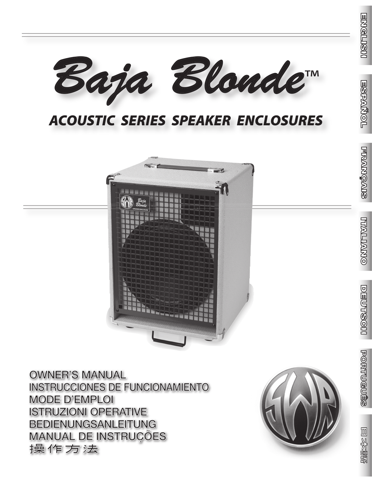 SWRSound Baja Blonde User Manual