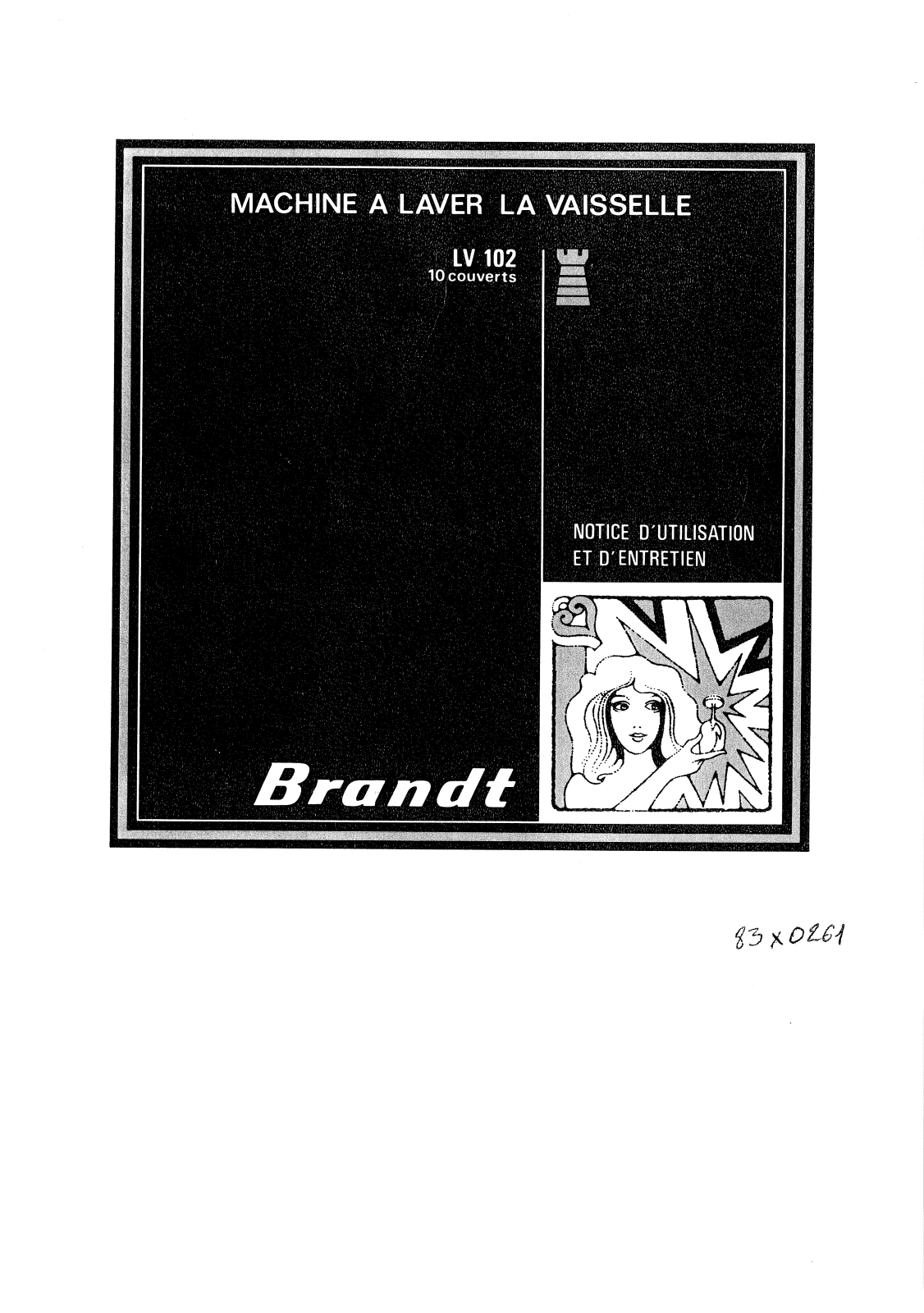 BRANDT LV102D User Manual