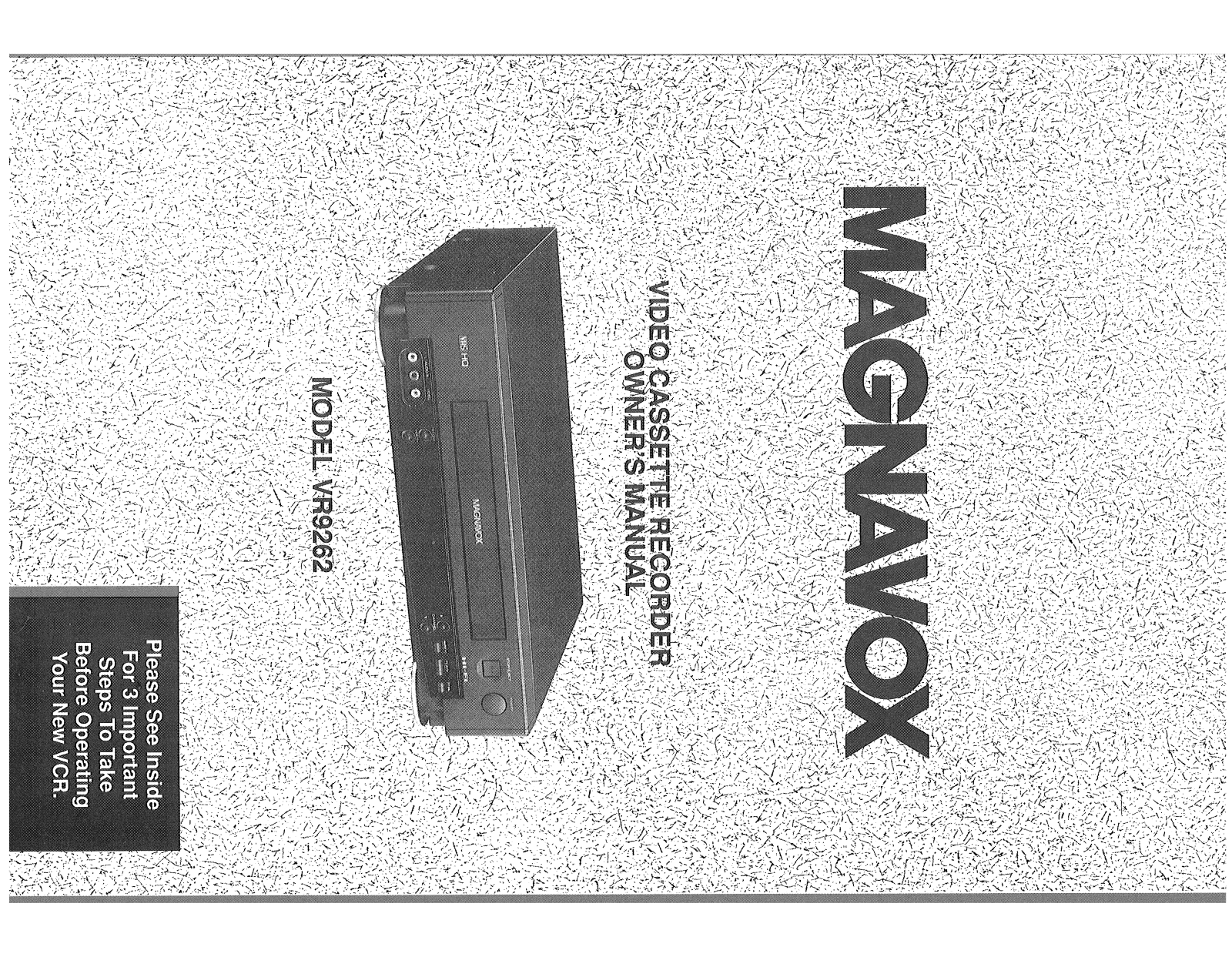 Magnavox VR9262 User Manual