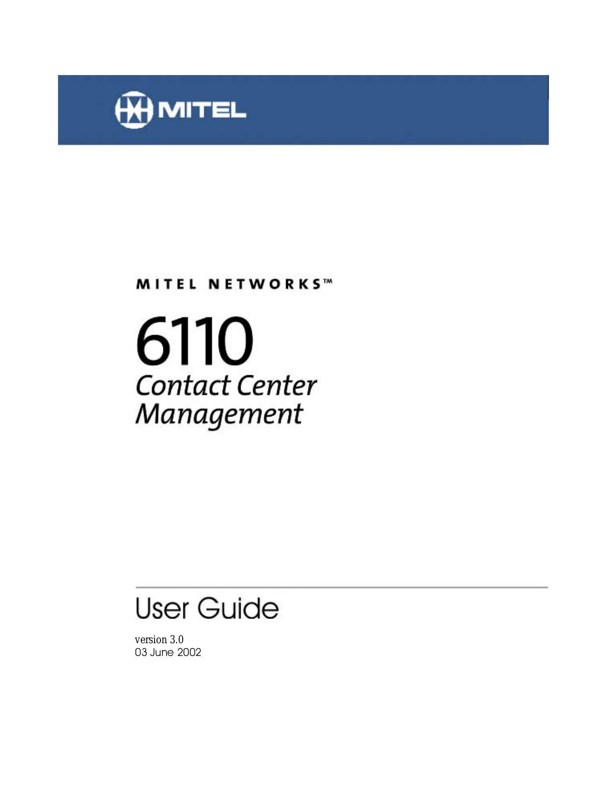 Mitel 6100 User Guide