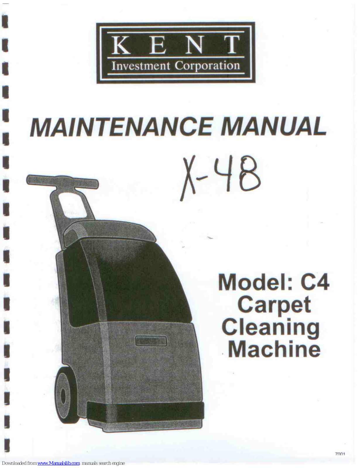 KENT C4 Maintenance Manual