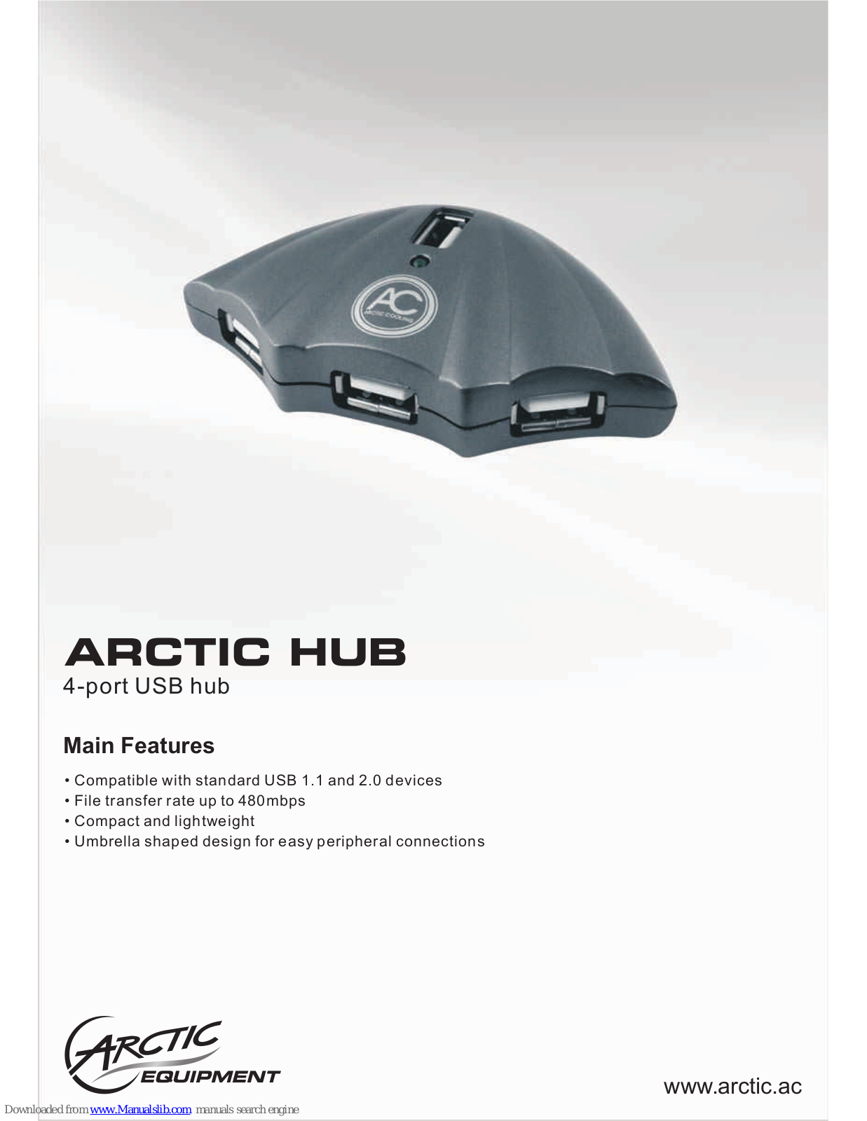 Arctic HUB Datasheet - ManualMachine.com