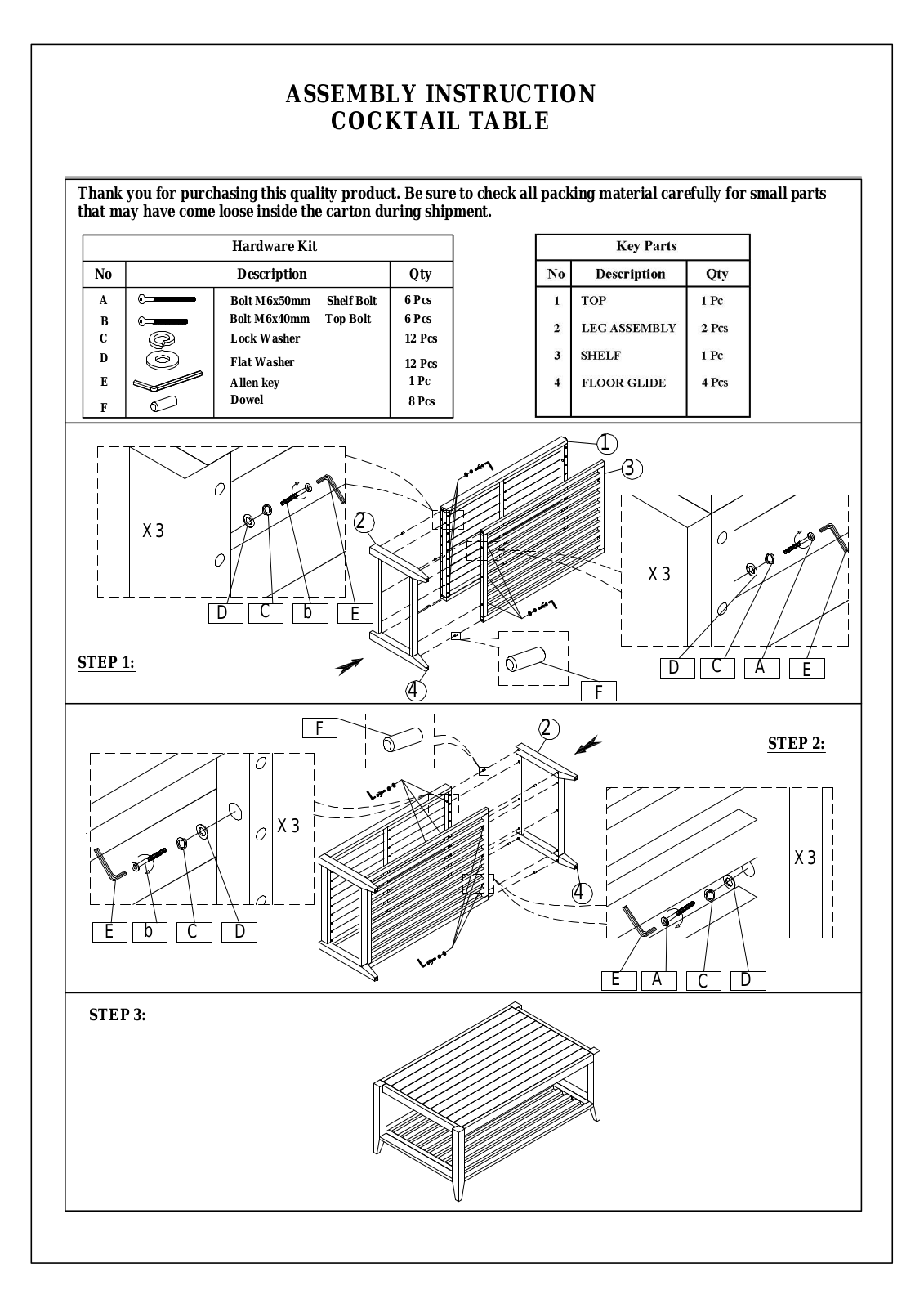 Sand & Stable W004847148 Installation & Assembly - ManualMachine.com