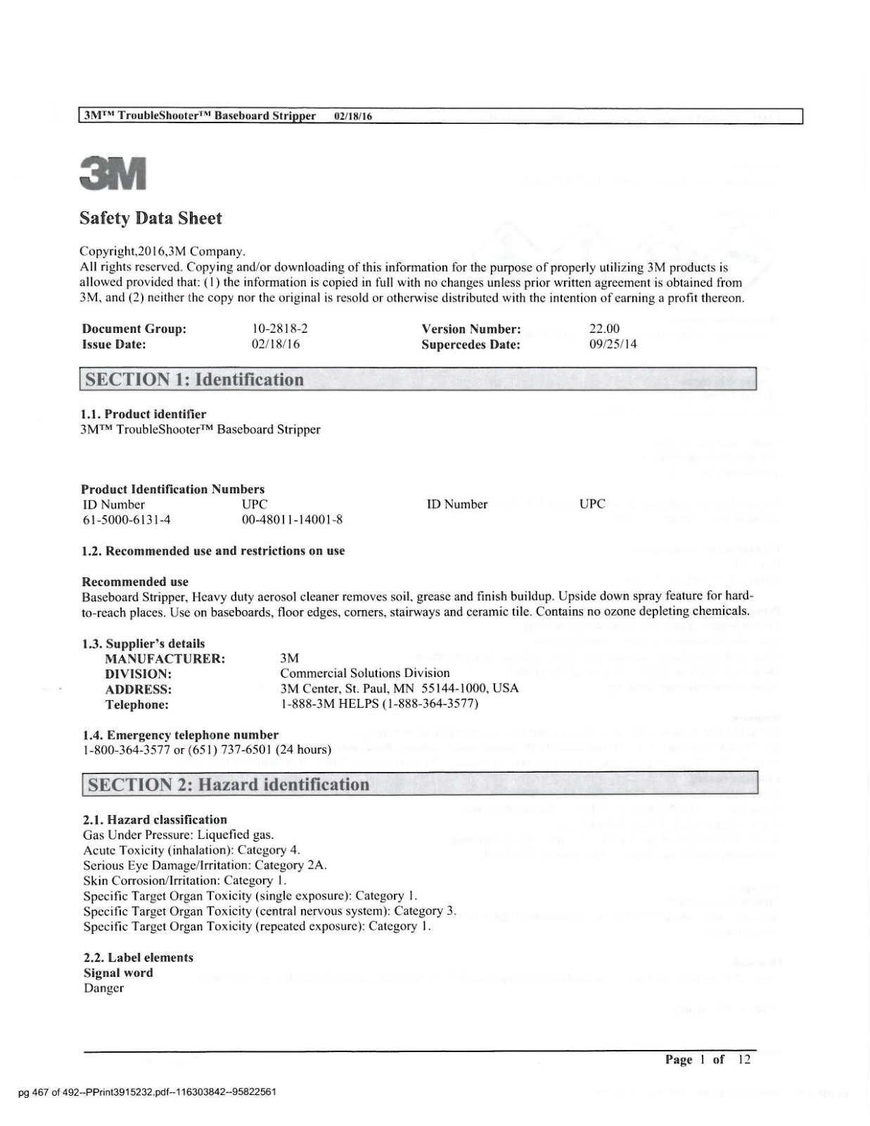 3M 14001 User Manual