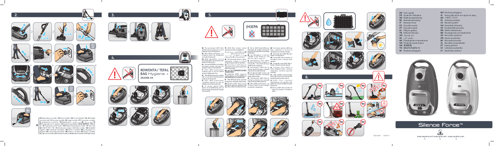 Rowenta RO6432EA, RO6443EA, RO6441EA, RO6455EA User Manual