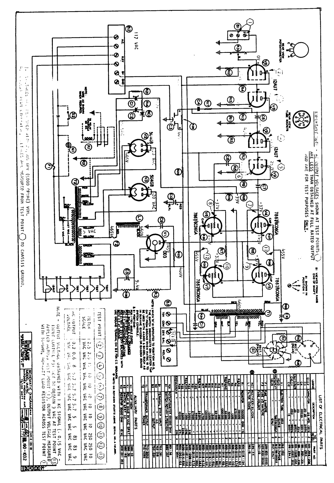 Dukane 1a475 schematic