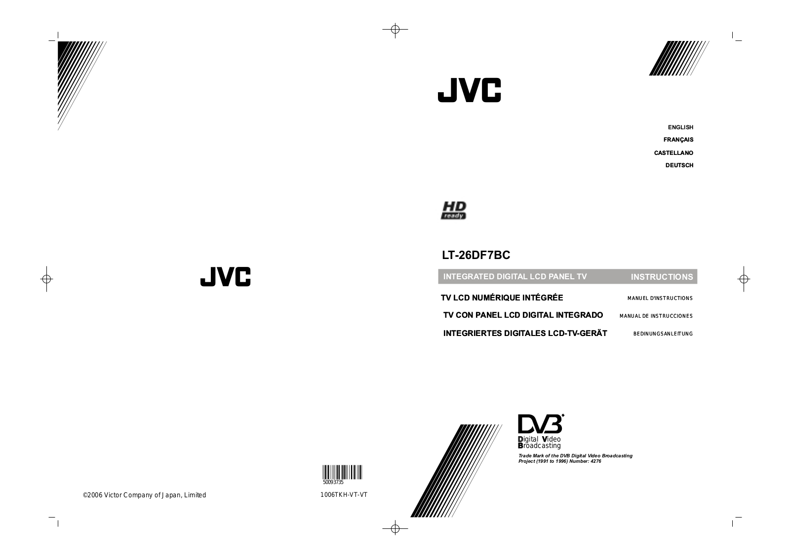 JVC LT-26DF7B User Manual