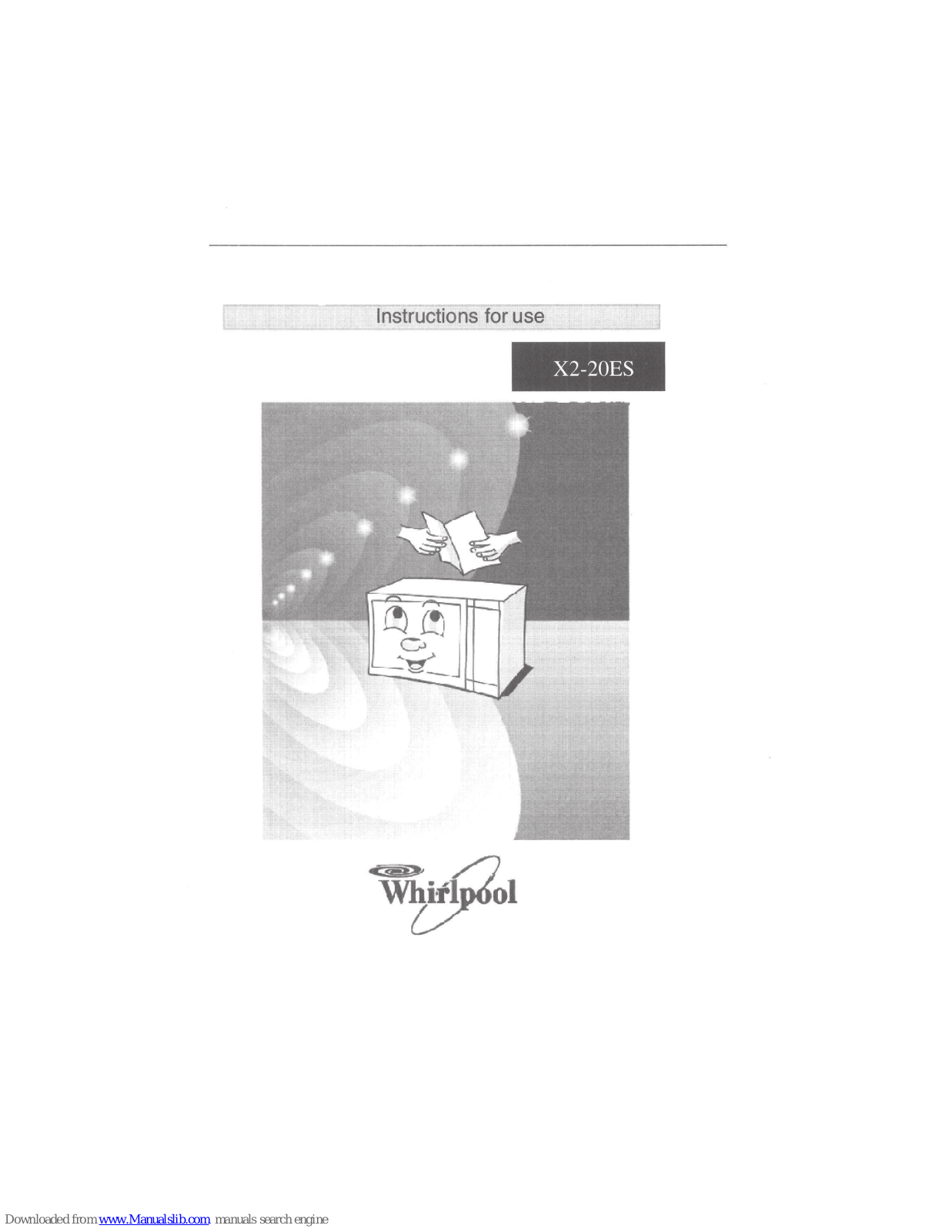 Whirlpool X2-20ES Instructions For Use Manual