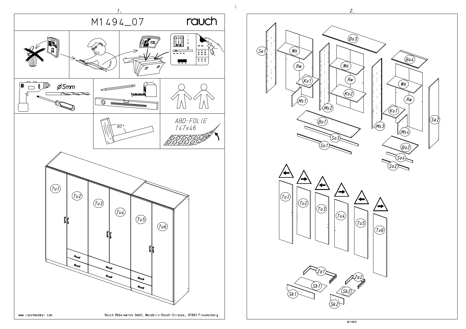 rauch Gamma Assembly instructions - ManualMachine.com