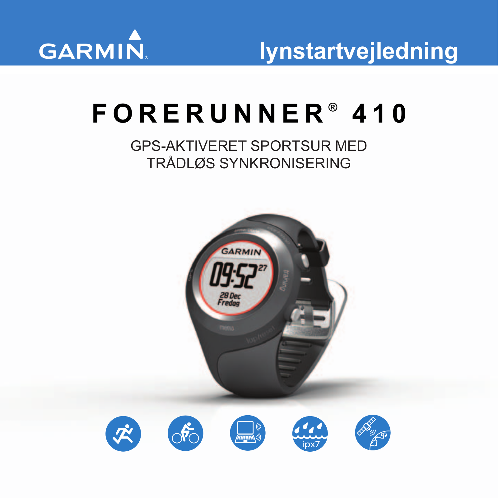 Garmin Forerunner 410 Quick Start Guide