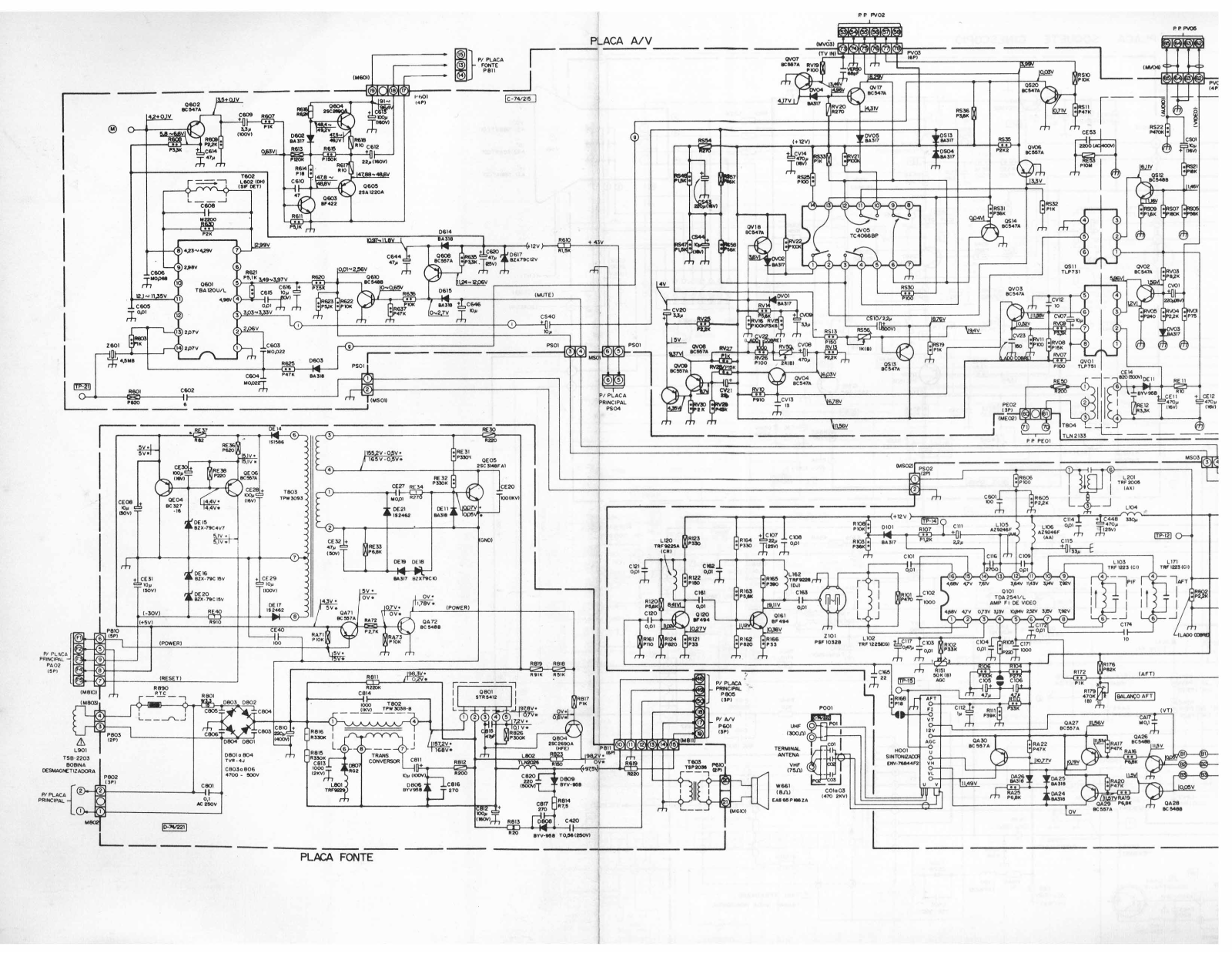 Toshiba TS-152 Schematic