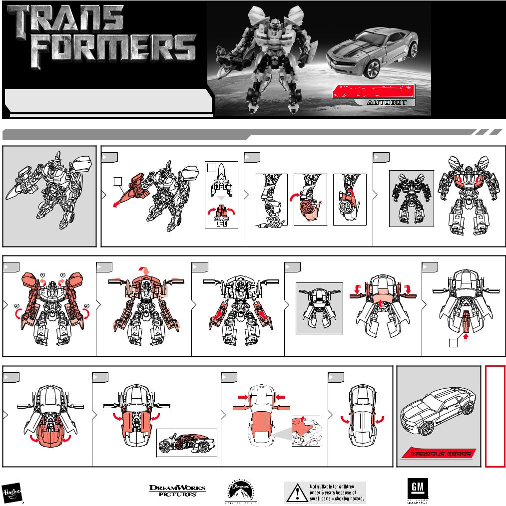 HASBRO Transformers Bumblebee Autobot User Manual
