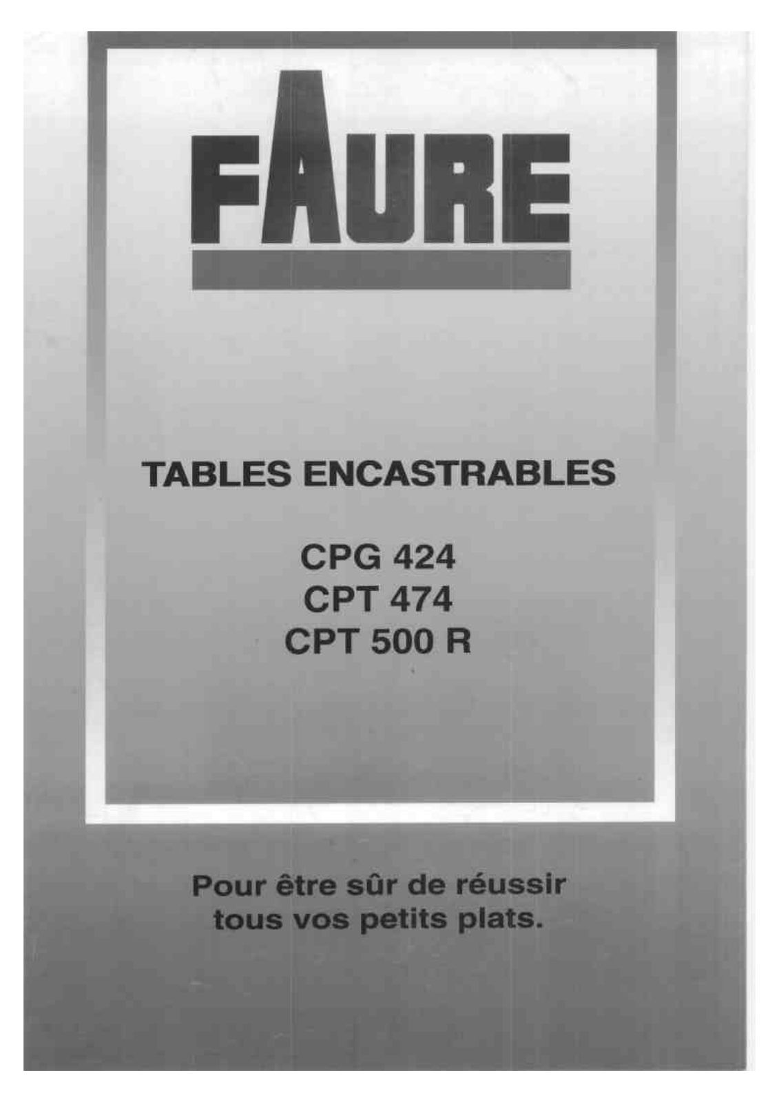 Faure CPT500R User Manual