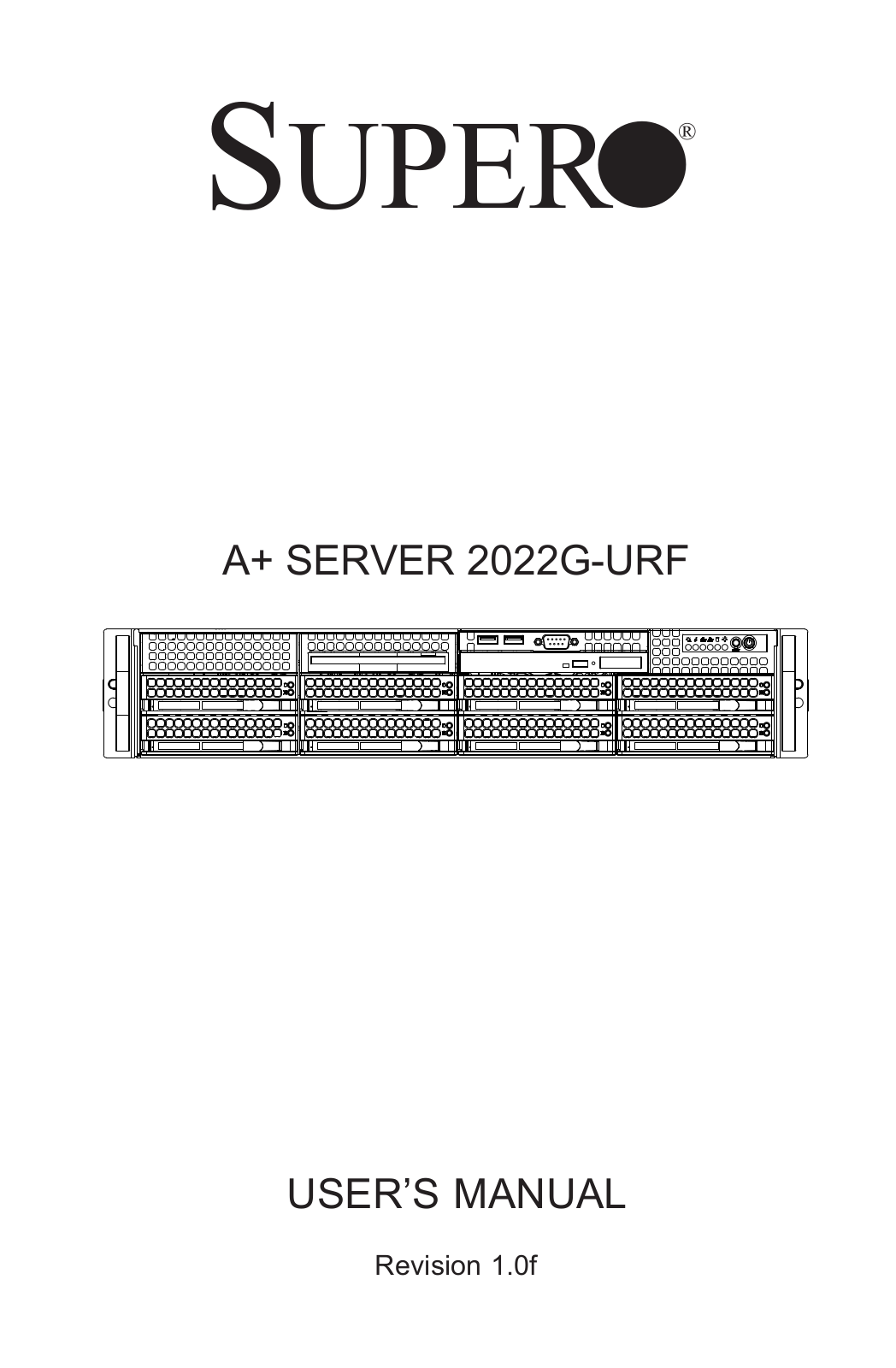 SUPER MICRO Computer 2022G-URF User Manual