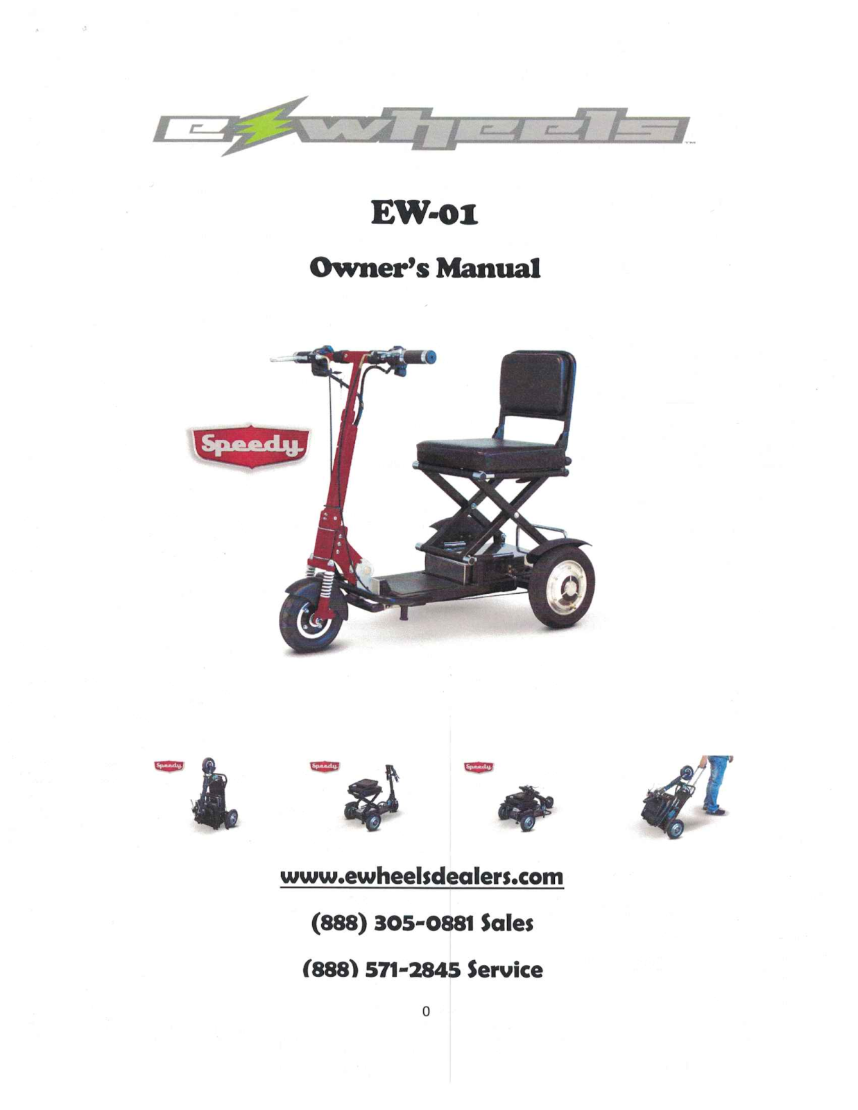 E-Wheels EW-10 SPEEDY Owner's Manual