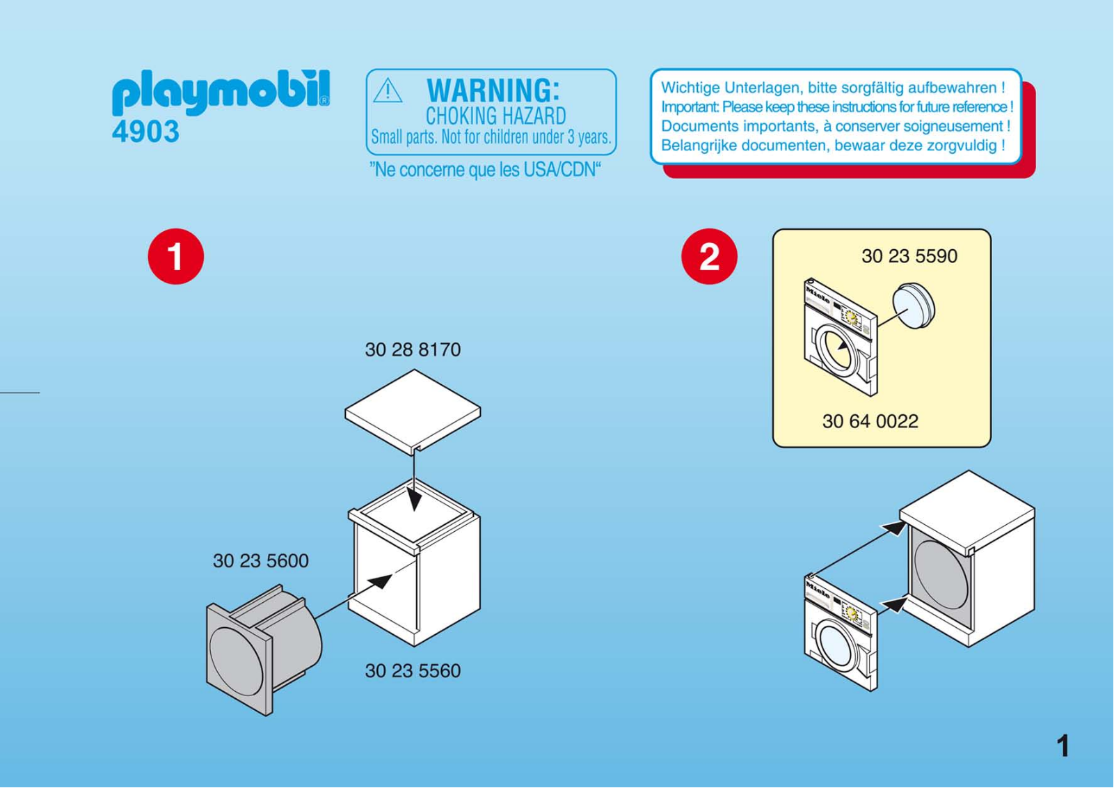 Playmobil 4903 Instructions