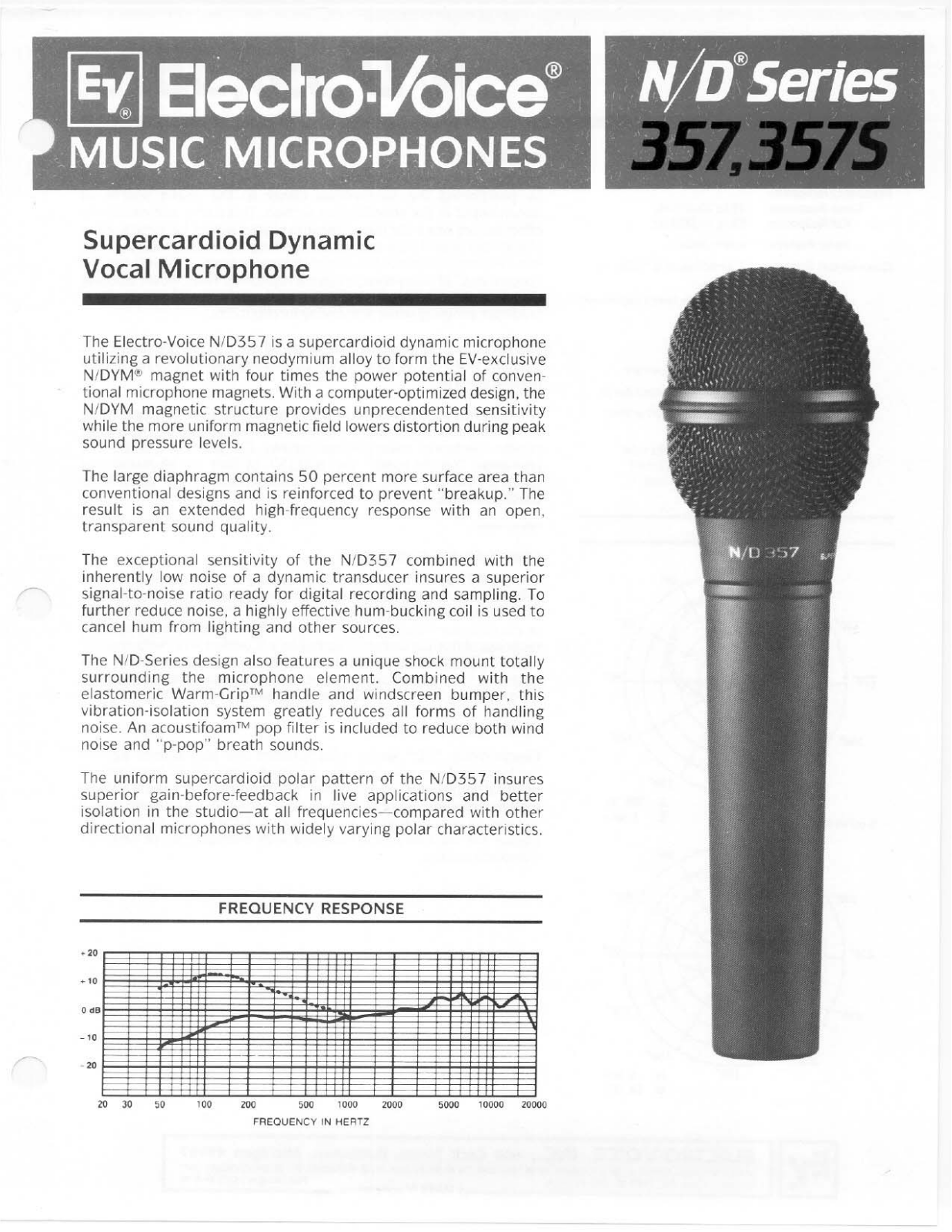 Electro-Voice ND357, ND357S User Manual