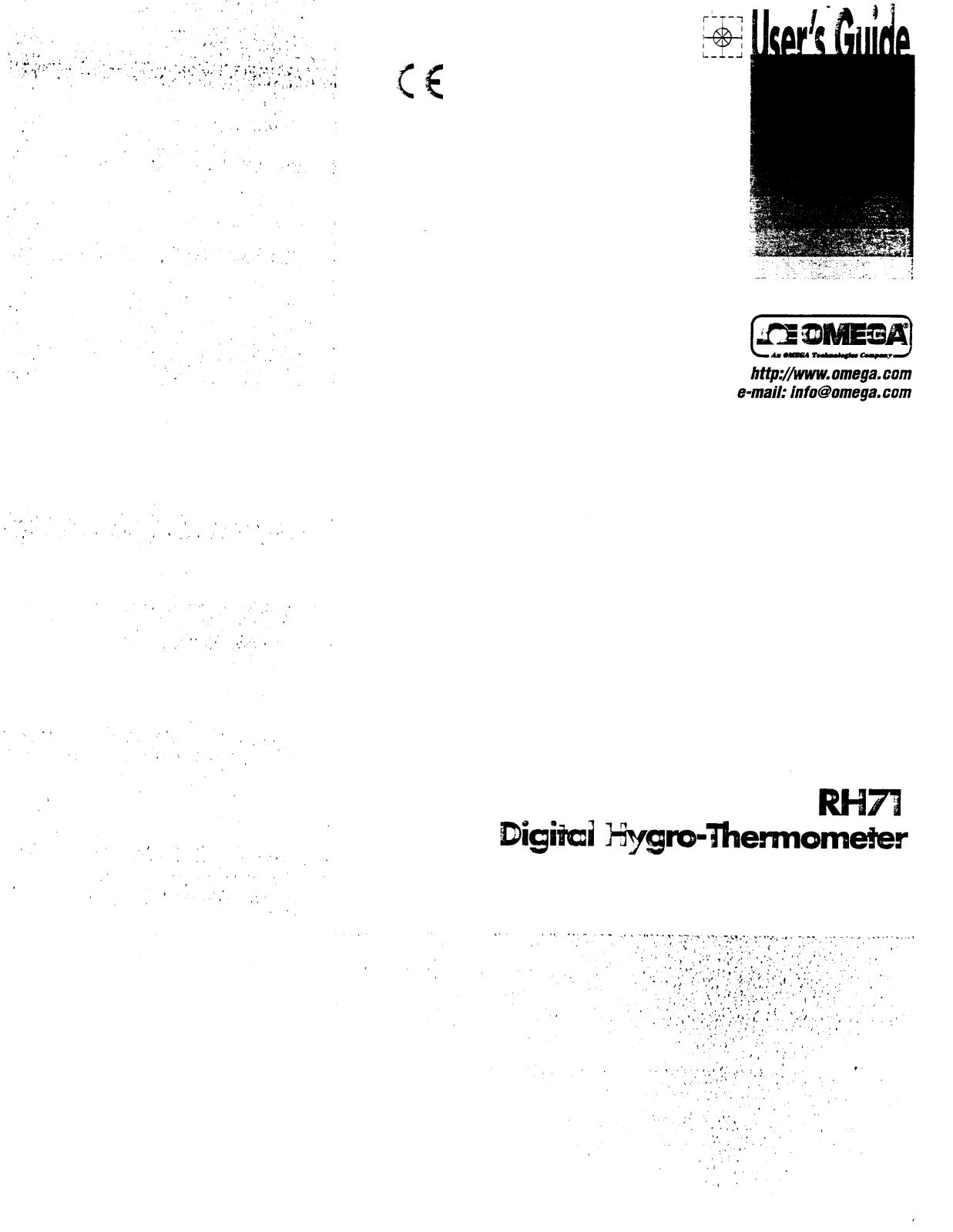 Omega Products RH71 Installation  Manual