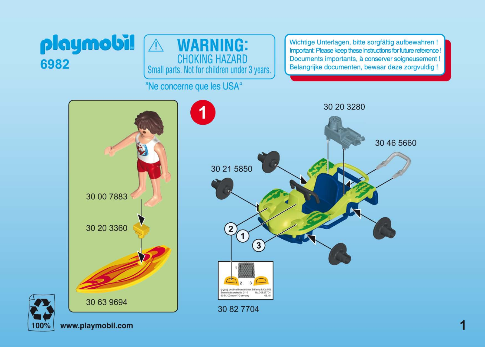 Playmobil 6982 Instructions