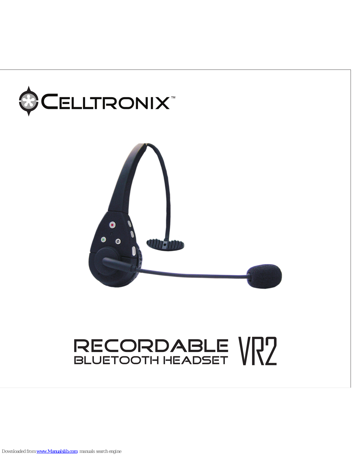 Celltronix VR 2 User Manual - ManualMachine.com
