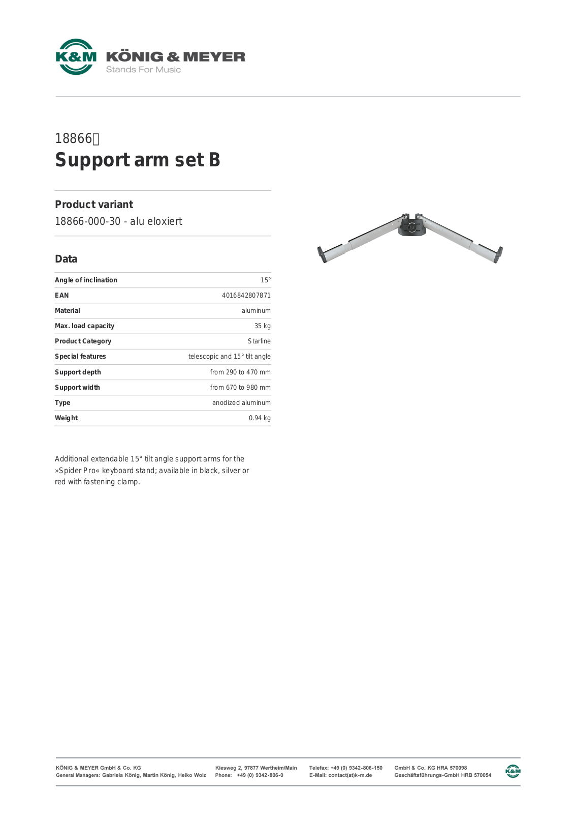 K&M 18866.000.30 Data Sheet