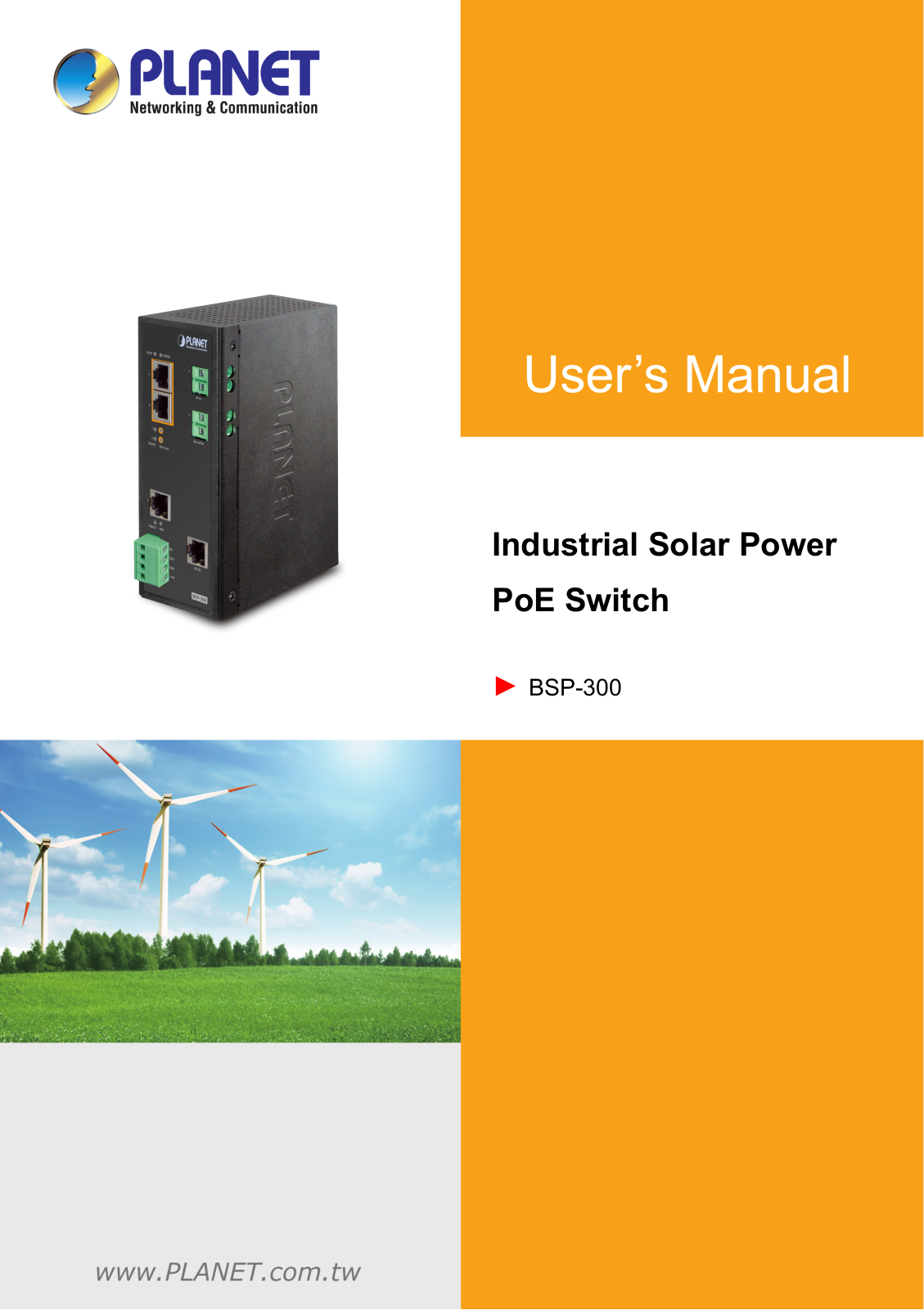 PLANET BSP-300 User Manual