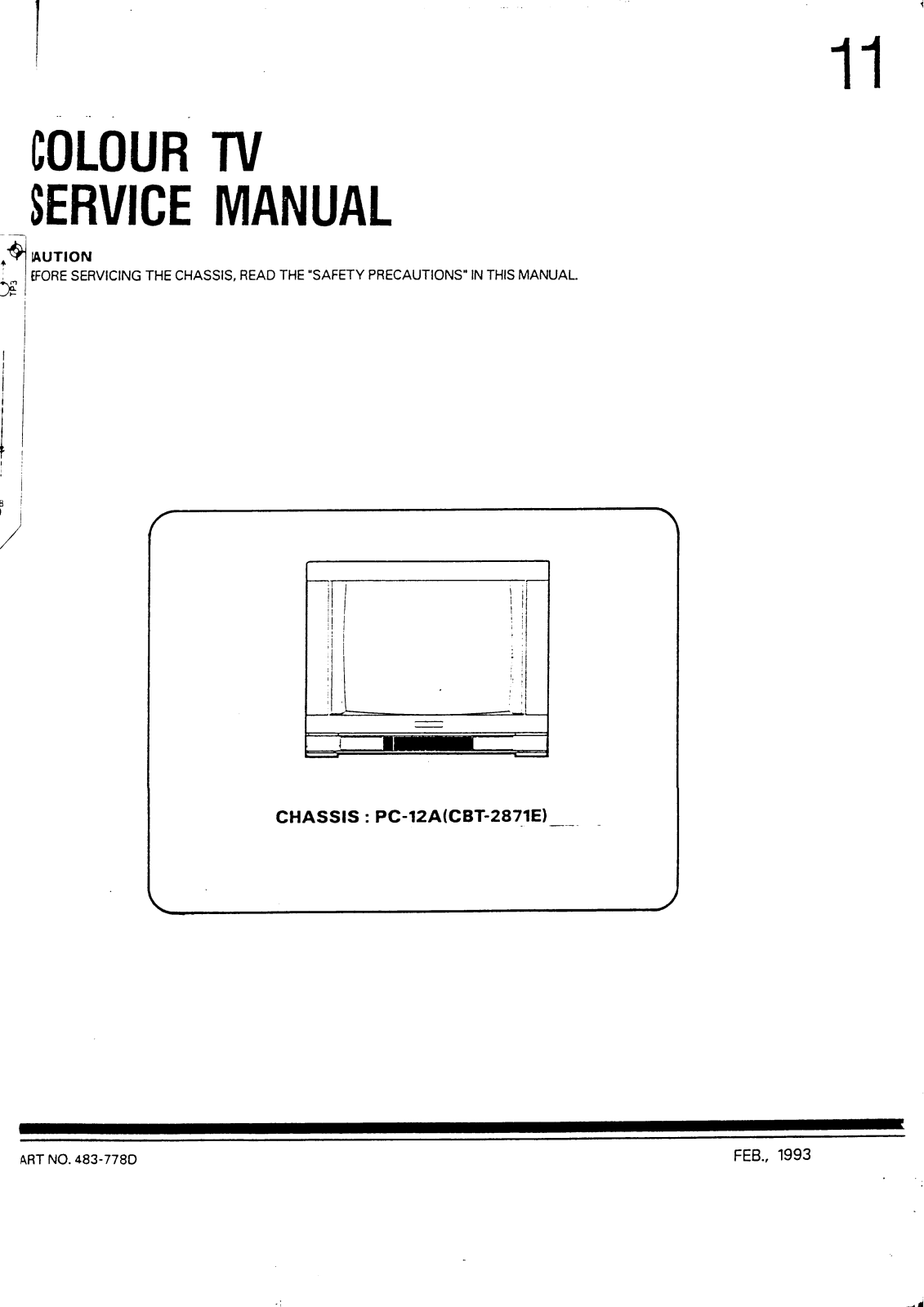 Brother CBT2871E Schematic