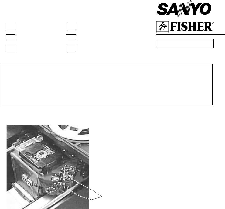 Sanyo DVD-7000 Service Manual