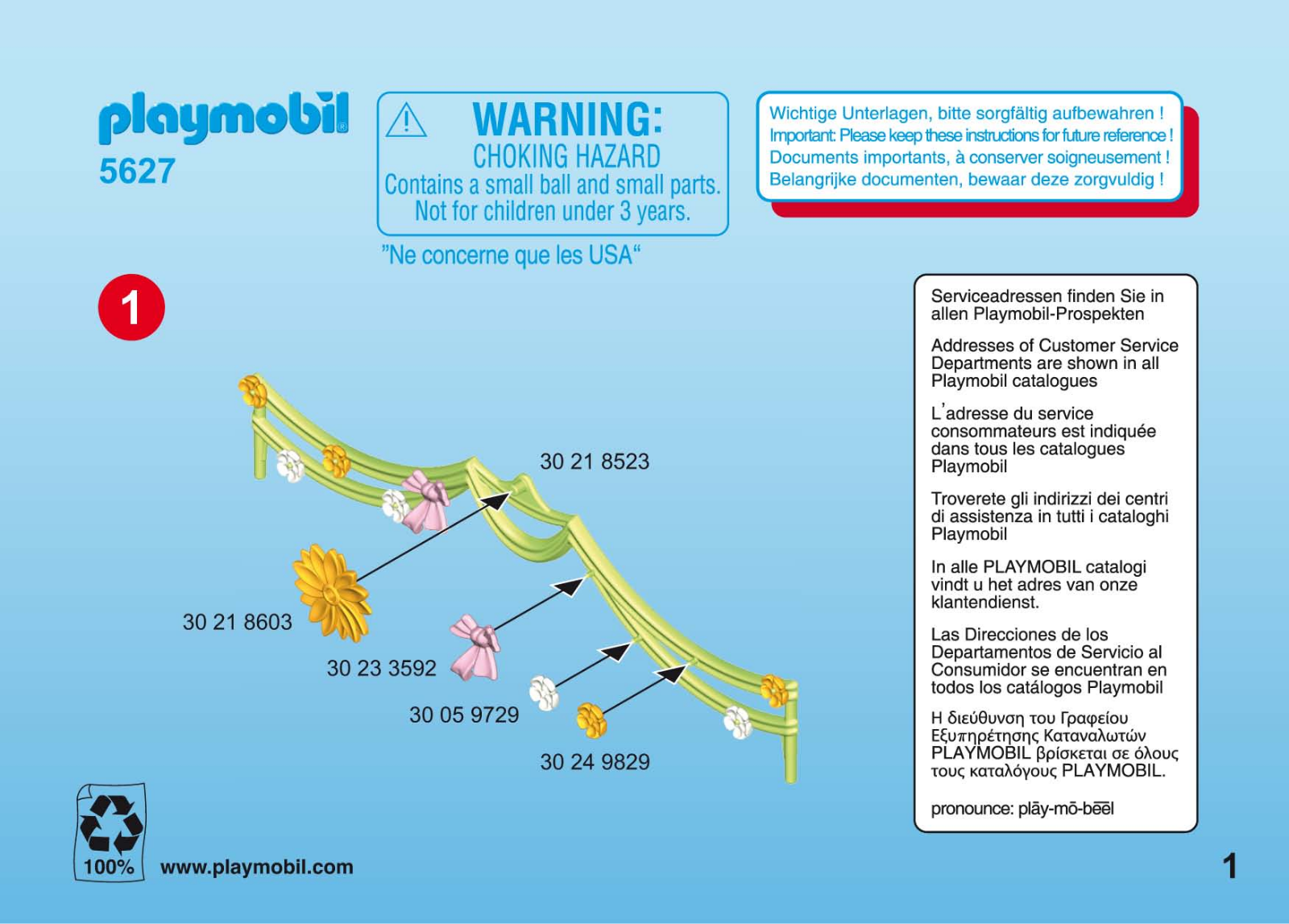 Playmobil 5627 Instructions