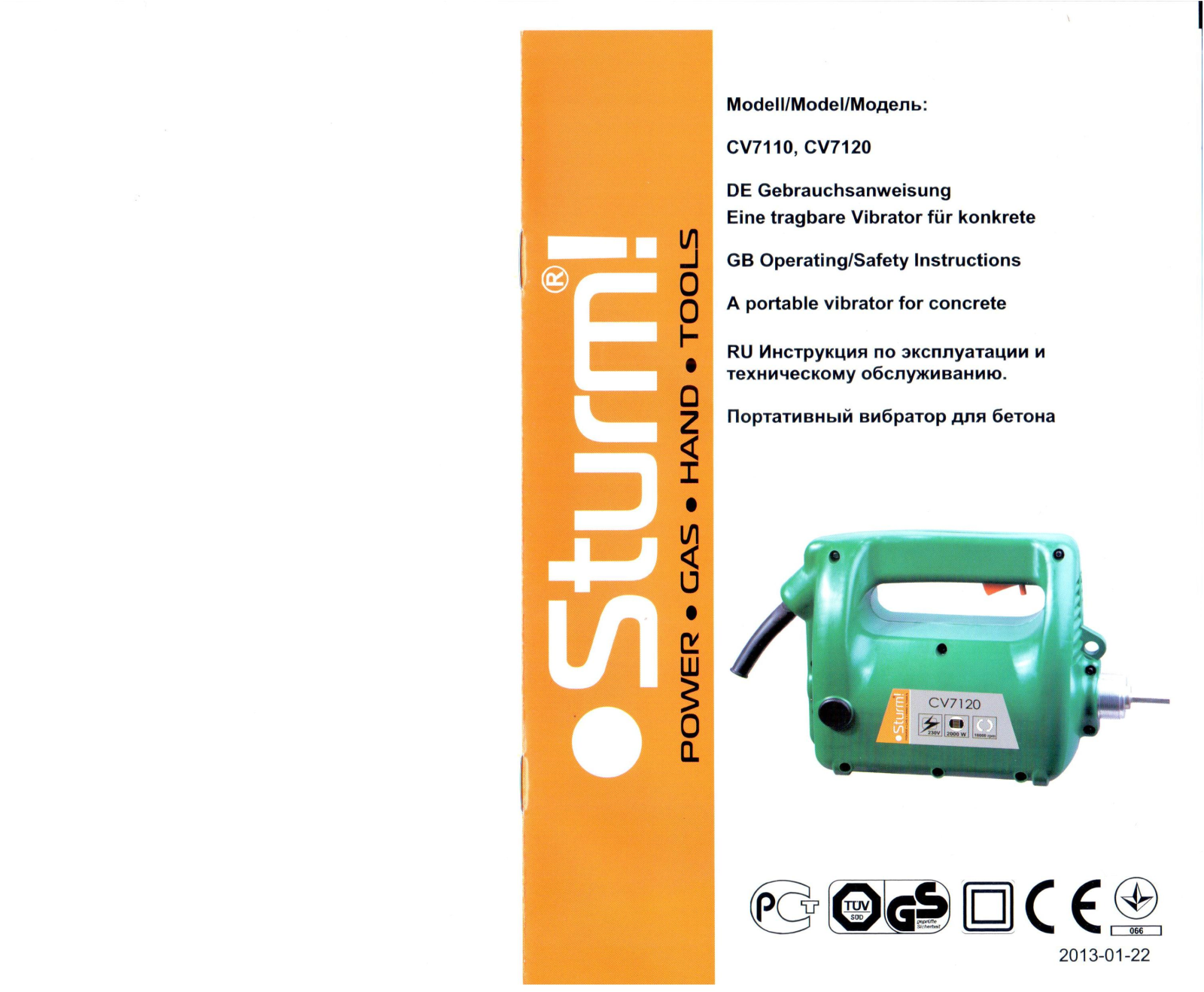 Sturm CV7110 User Manual