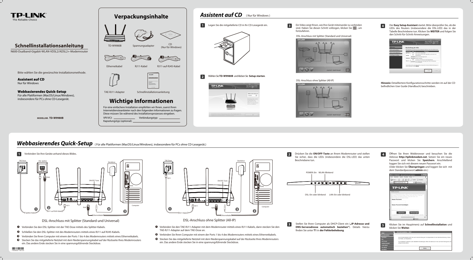 TP-LINK TD-W9980B User guide